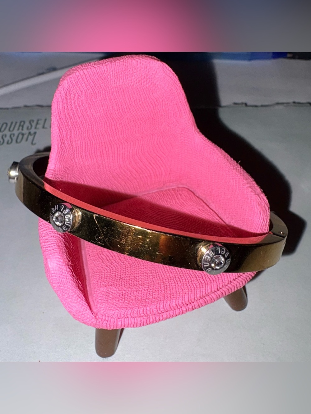 Henri Bendel Duel Tone Bangle Bracelet